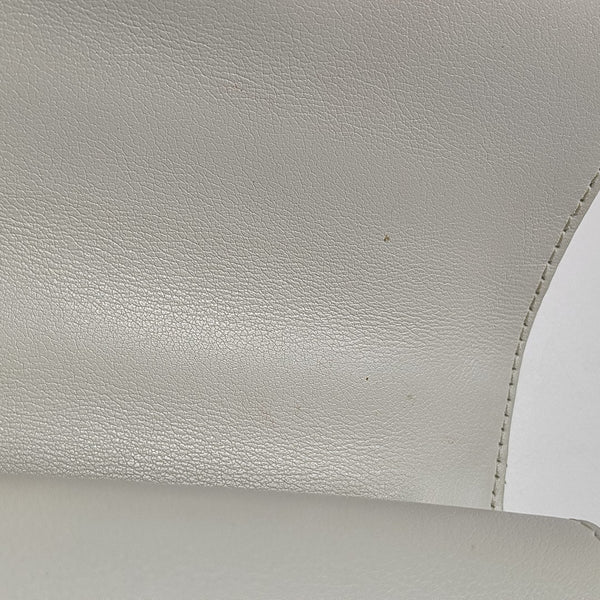 Cannage Calfskin Shoulder Bag Mini White
