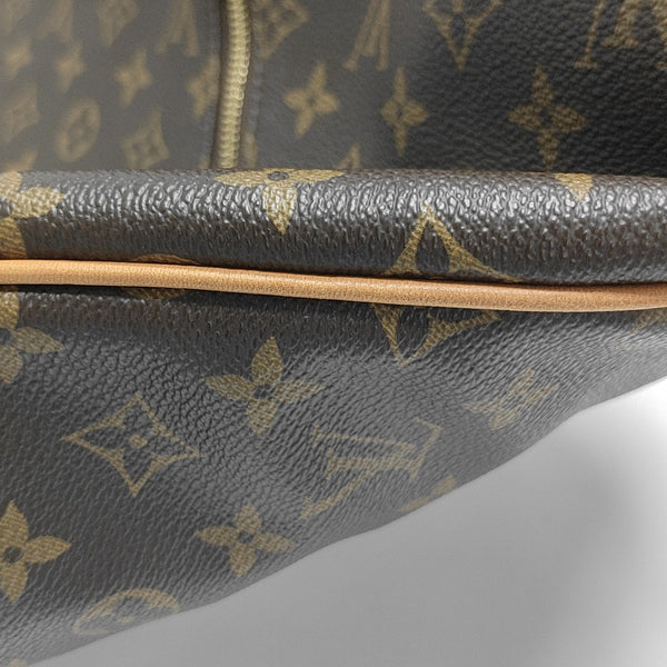 Monogram Coated Canvas Tote Bag Brown