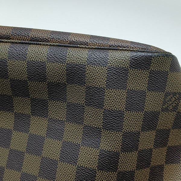 NEVERFULL MM Lona recubierta Damier Ebene Marrón