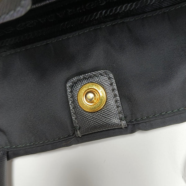 Nylon Shoulder Bag Black