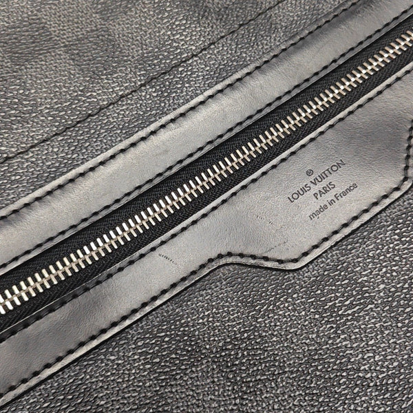 DANIEL Damier Graphite Coated Canvas Gray