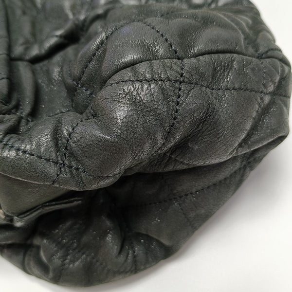 IRIDESCENT Quilted Calfskin Green
