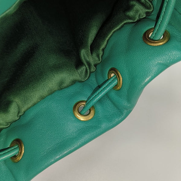 Matelassé Quilted Lambskin Green