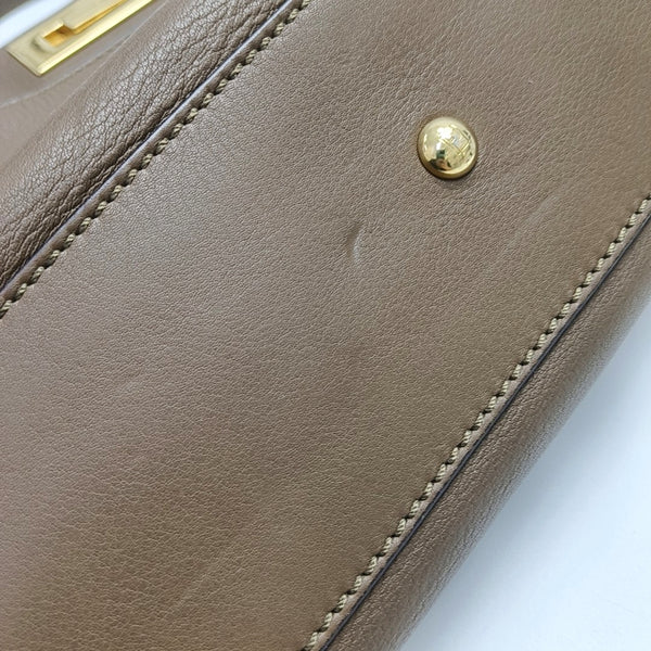 Peekaboo Medium Calfskin Brown