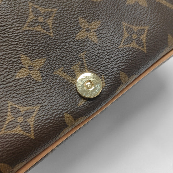DIANE Monogram Coated Canvas Brown