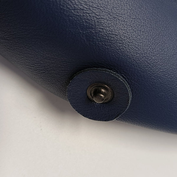 Calfskin Shoulder Bag Blue