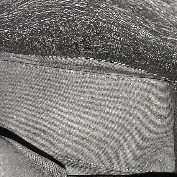 Bazar Lambskin Black