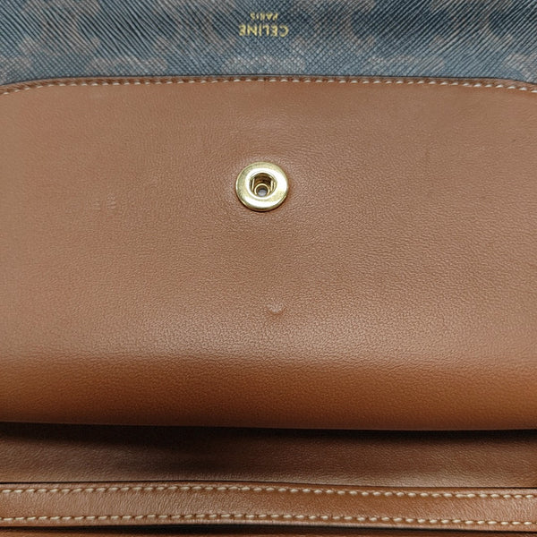TRIOMPHE CANVAS Small Coated Canvas Brown