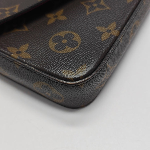 FÉLICIE Monogram Coated Canvas Brown