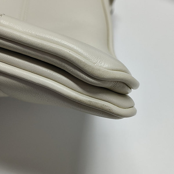 Calfskin Shoulder Bag White