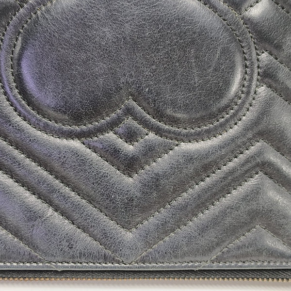 GG Marmont Large Quilted Calfskin Black