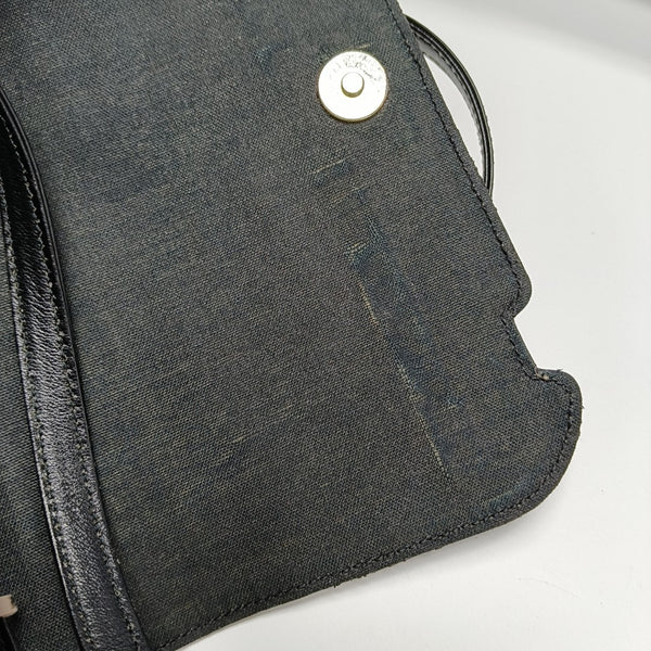 Calfskin Top Handle Bag Black