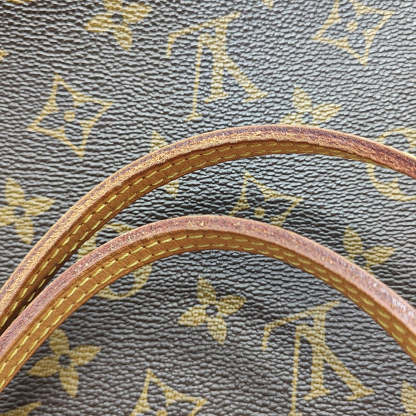 NEVERFULL MM Monogram Coated Canvas Brown