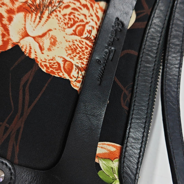 Calfskin Top Handle Bag Multicolor
