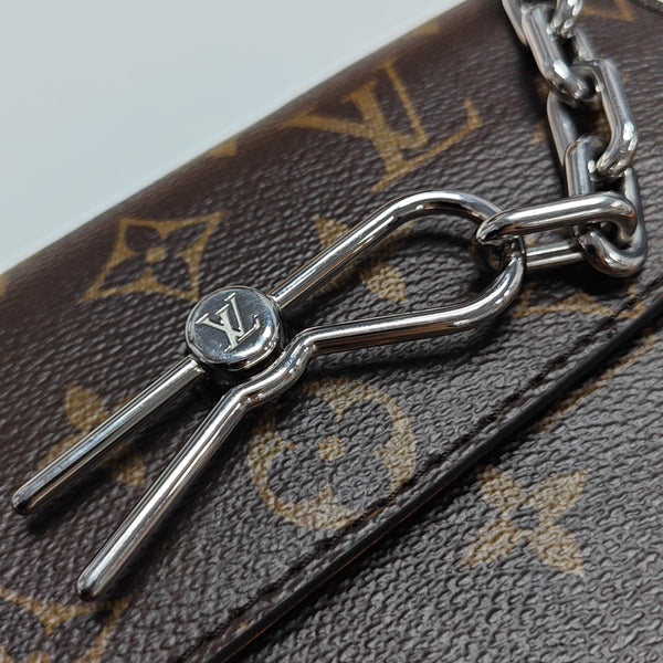 SOFT TRUNK Mini Monogram Coated Canvas Brown