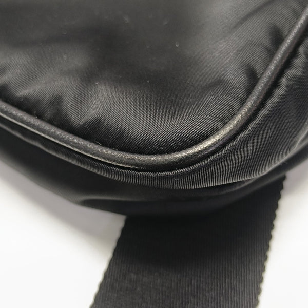 Nylon Shoulder Bag Black