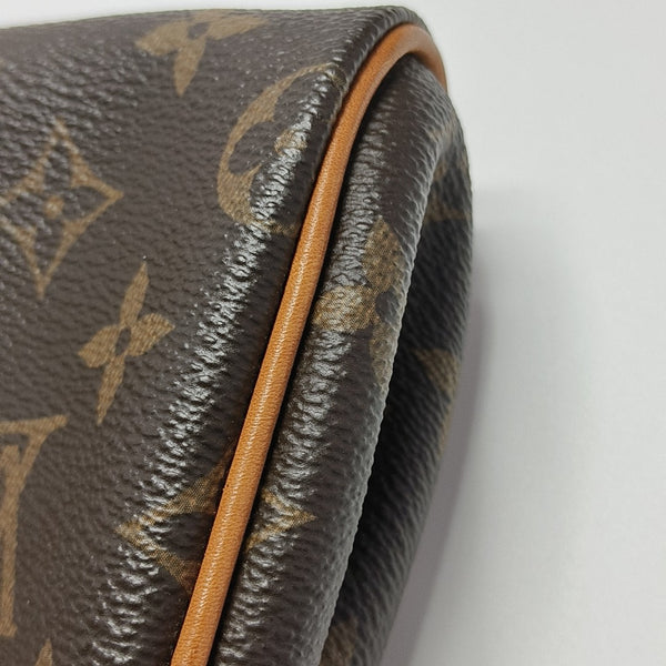 EVA Monogram Coated Canvas Brown