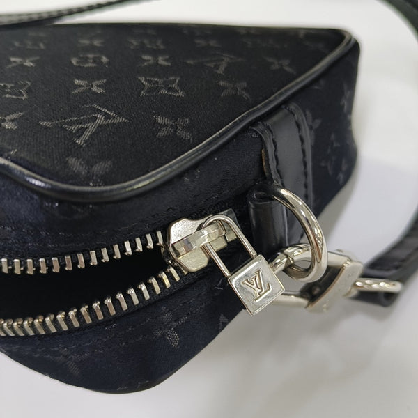 Damier Graphite Silk Satin Black
