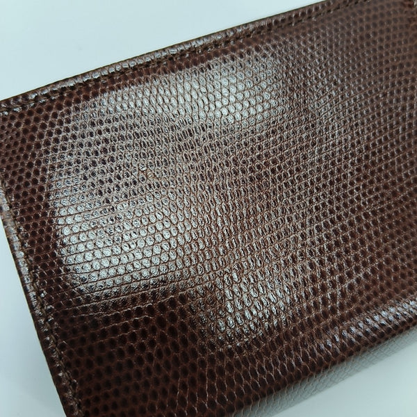 Ginny Calfskin Brown Coin Purse