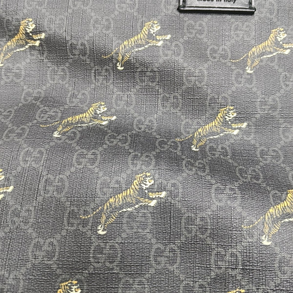 GG Supreme Monogram Coated Canvas Black