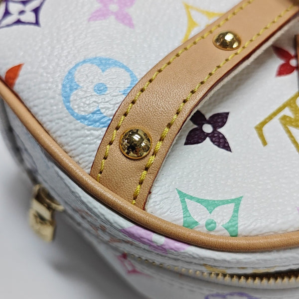 LV × TM HANDBAG EAST WEST Monogram Coated Canvas White