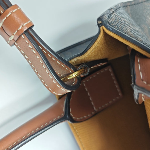 CABAS CELINE Mini Coated Canvas Brown