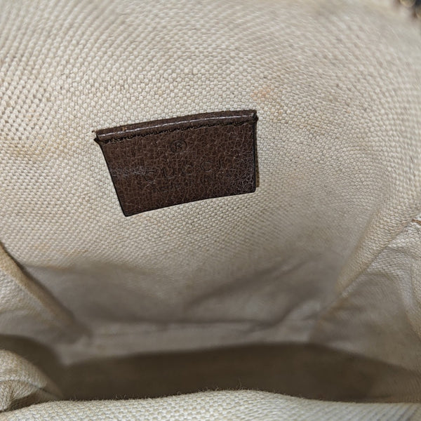 Neo Vintage Mini Monogram Coated Canvas Brown