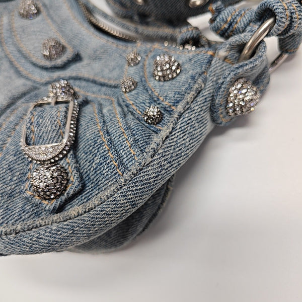 Le Cagole Mini Denim Blue