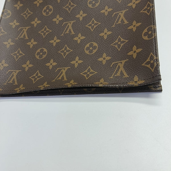 TOILET POCKET 26 Monogram Coated Canvas Brown