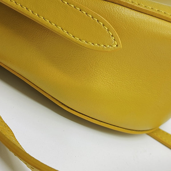 Kiss Small Calfskin Yellow