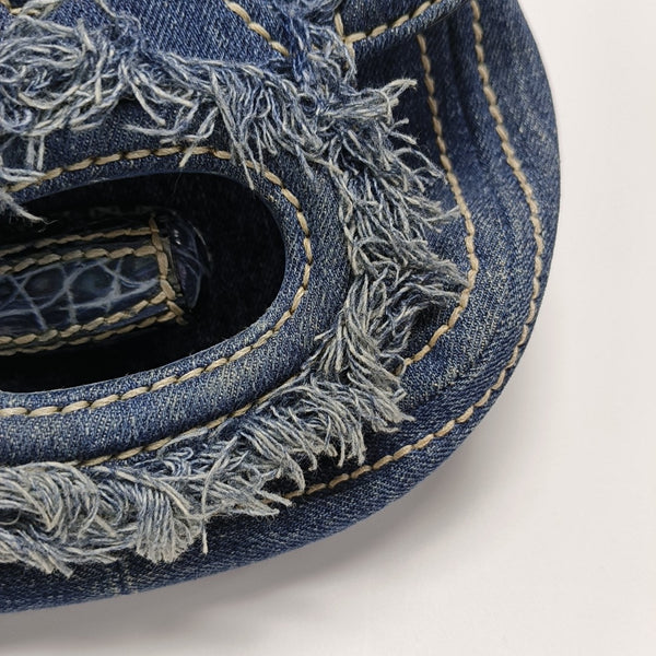 Denim Shoulder Bag Blue