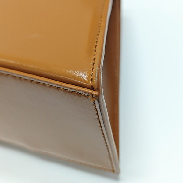 Hourglass Small Quilted Calfskin Brown