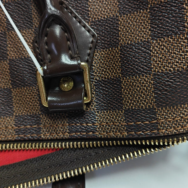 SPEEDY 30 Damier Ebene Coated Canvas Brown