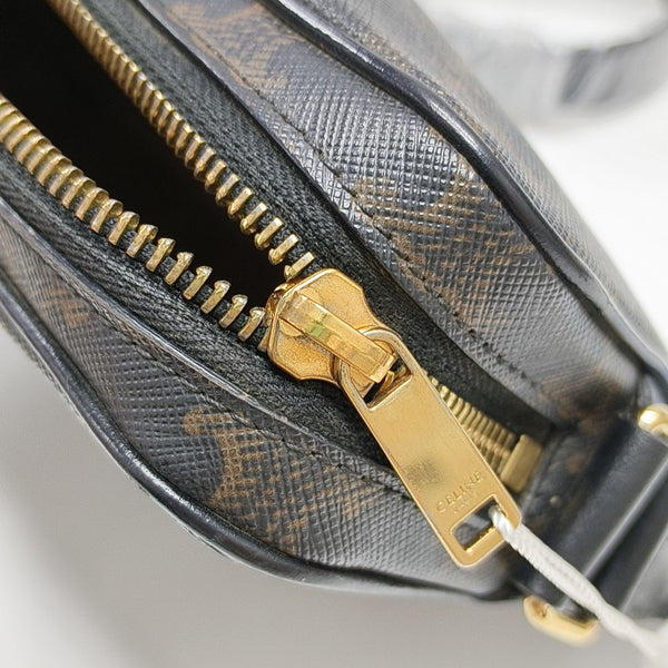 TRIOMPHE Medium Coated Canvas Black