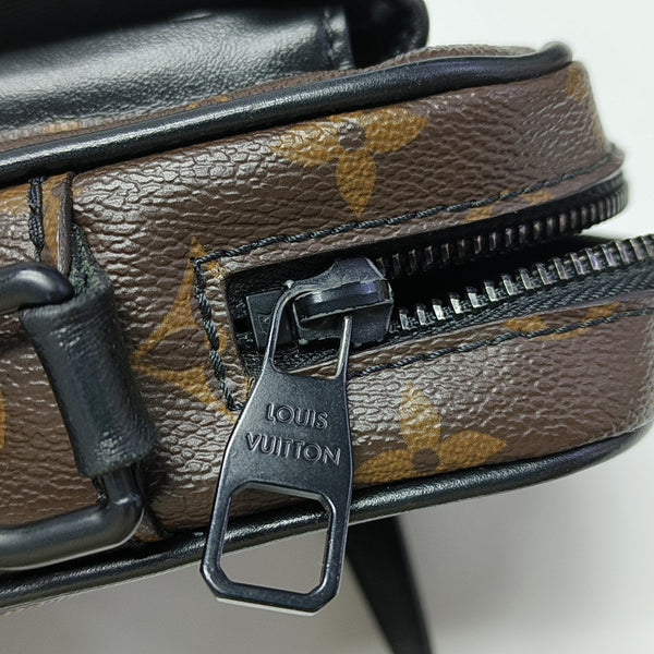 CHRISTOPHER Monogram Coated Canvas Brown
