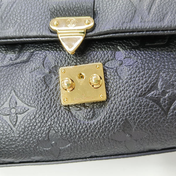 NANO MADELEINE Nano Monogram Calfskin Black