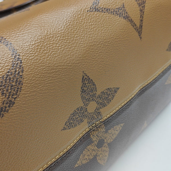 Authenticated pre-owned ONTHEGO GM Monogram Coated Canvas Brown - Tote Bag at Looply
