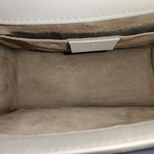 Sylvie Mini Calfskin White