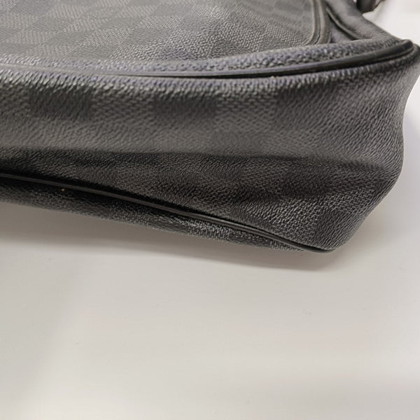 DANIEL Damier Graphite Coated Canvas Gray