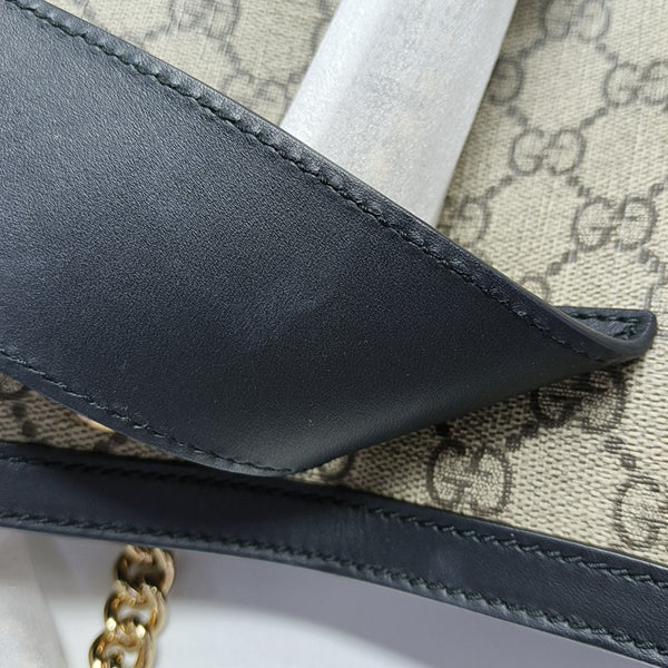 Padlock Small Monogram Coated Canvas Beige