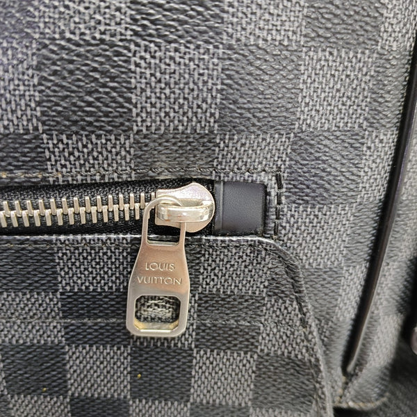 DISTRICT MM Damier Graphite Coated Canvas Gray