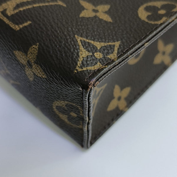 TOILET POCKET 26 Monogram Coated Canvas Brown