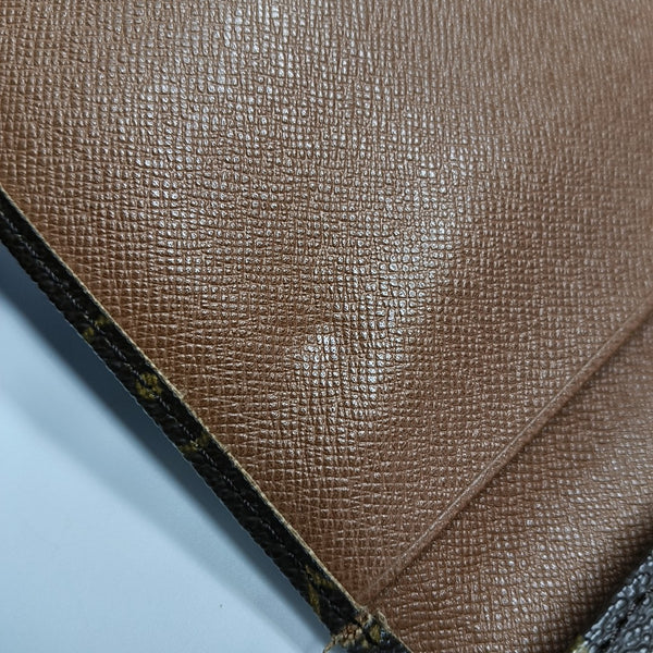 POCHETTE RABAT Monogram Coated Canvas Brown