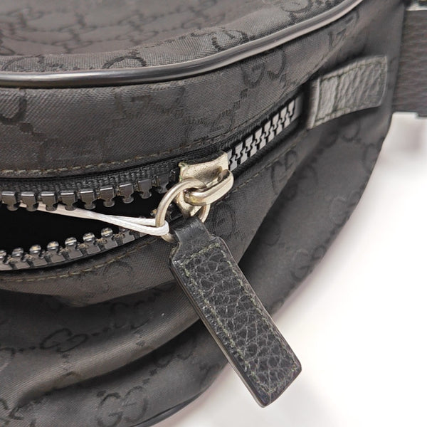 Monogram Canvas Belt Bag Black