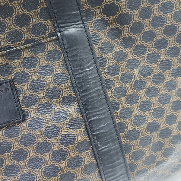 MACADAM Coated Canvas Black