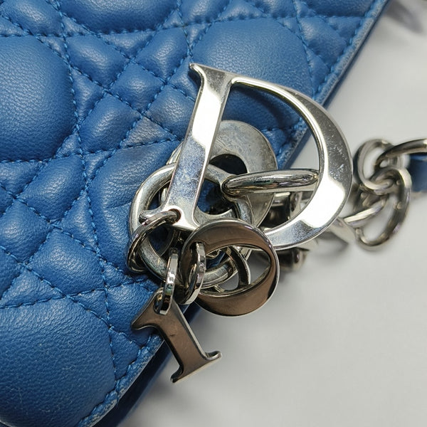 Dior Soft Cannage Calfskin Blue