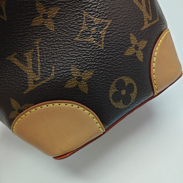 NOÉ Mini Monogram Coated Canvas Brown