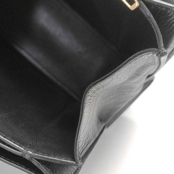 Crush Medium Calfskin Black