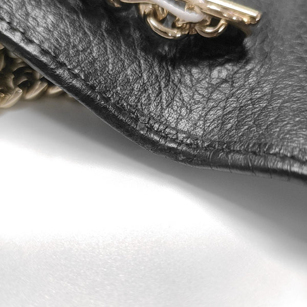 Interlocking G Small Calfskin Black
