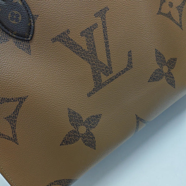 Authenticated pre-owned ONTHEGO MM Monogram Coated Canvas Brown - Tote Bag at Looply